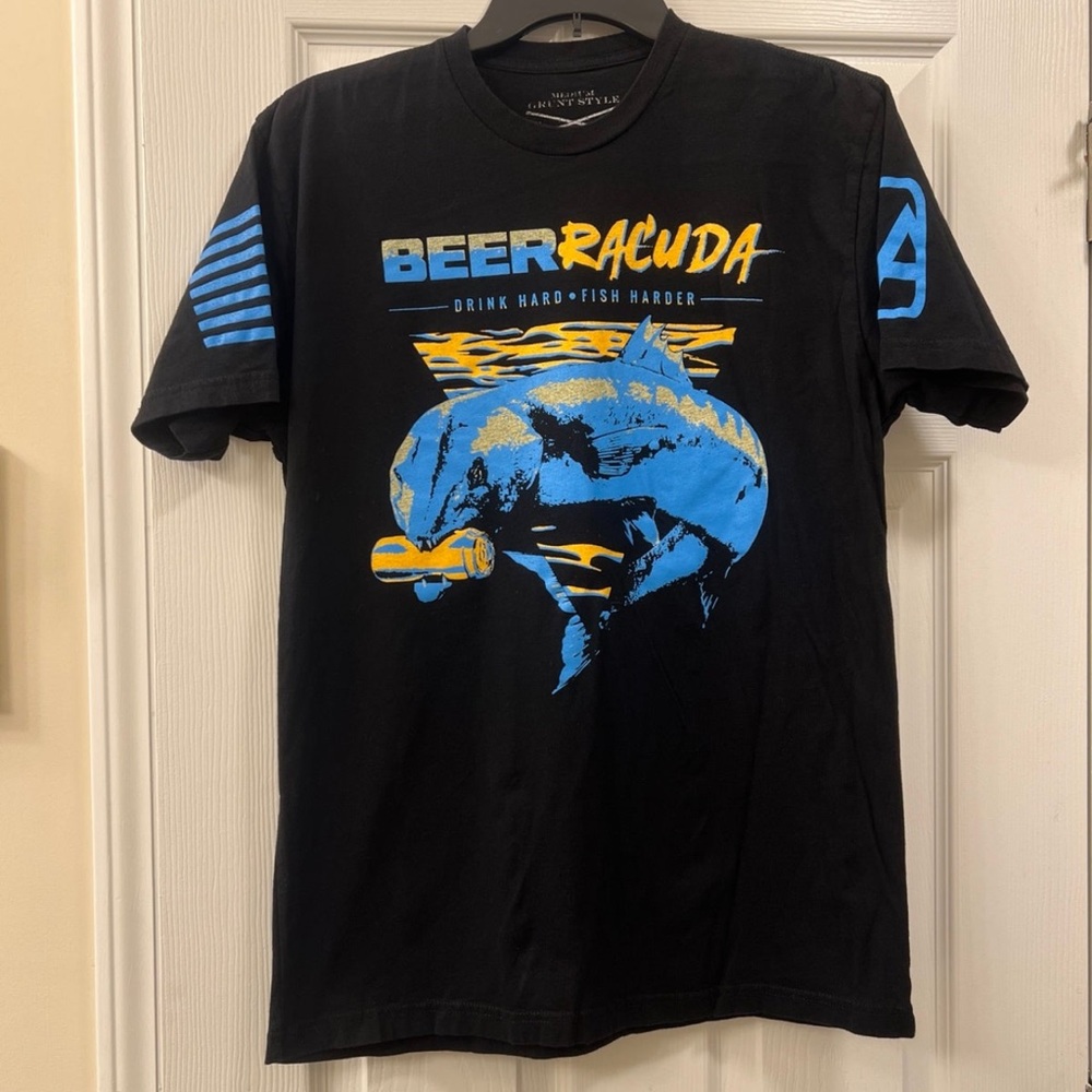 Grunt Style beerracuda tshirt shirt sz M